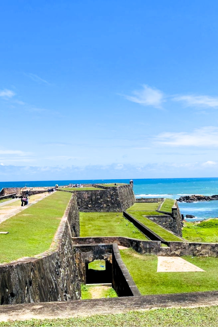 Galle Fort bastions overlooking the sea