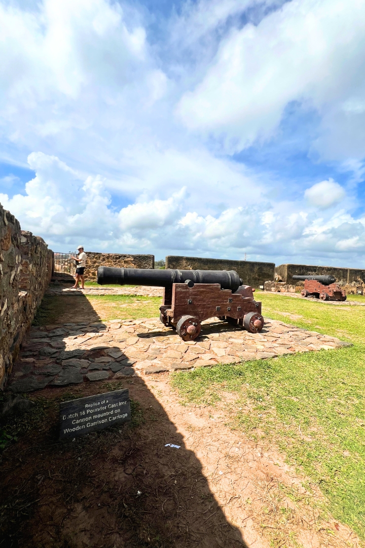 Cannon at the Galle Fort garrison