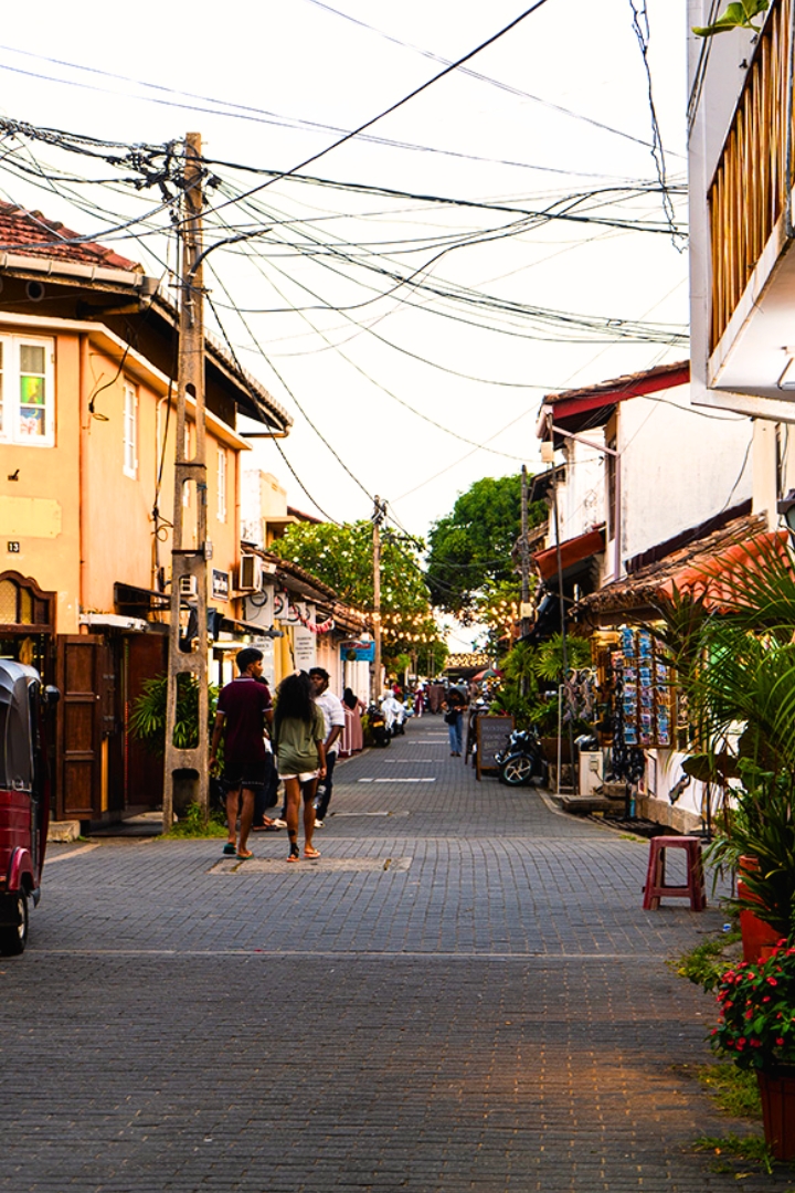 Historic street in Galle Fort